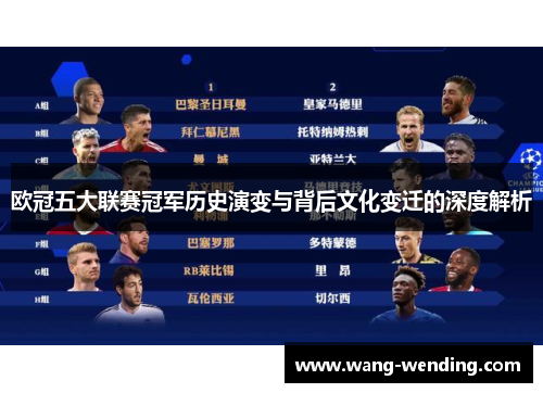 欧冠五大联赛冠军历史演变与背后文化变迁的深度解析